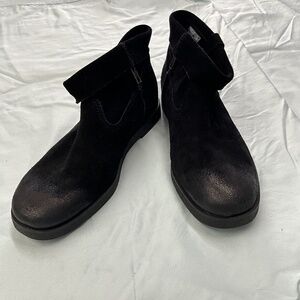 Black Suede UGG Ankle Boots
